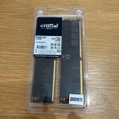 Crucial DDR5 32GBx2枚(64GB) メモリ