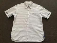 BURBERRY BLACK LABEL 半袖シャツ サイズ3 白　紺