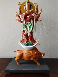 値下げ！！　銅製　守本尊　八幡大菩薩　吉原山　仏像　骨董品 値下げ！！ 銅製 守本尊 八幡大菩薩 吉原山 仏像 骨董品