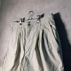 【ヴィンテージ】DOCKERSショートワークパンツ ベージュ古着usedBM29