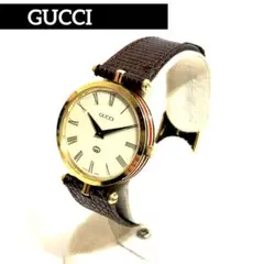 GUCCI オールドグッチ シェリー レディース腕時計 ゴールドカラー 白文字盤