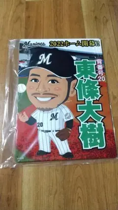 ロッテ 東條選手 応援パネル