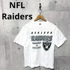 NFL Raiders レイダース プリントTシャツ M ホワイト