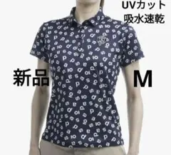 再再再値下げ新品　アンパスィ　ポロシャツM　紺ネイビー　定価13200円