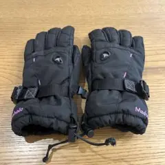 Mashalo 防寒スキーグローブ 黒　レディースM
