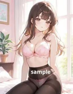 ※A4変更可 AIイラスト 美女 L版サイズ 1点物 F35