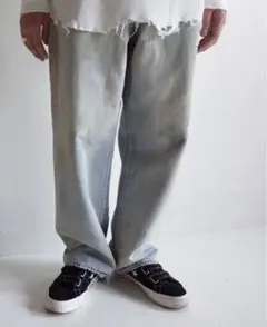 ANCELLM SELVEDGE DENIM STRAIGHT 5P PANTS