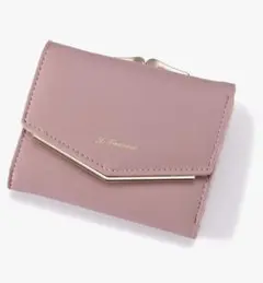 三つ折財布 がま口財布 しっかり収納財布 財布ピンク 二つ折り財布 財布