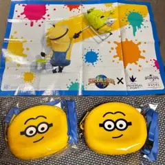 ミニオン レジャーシート & ポーチ USJ オフィシャルホテル コラボ