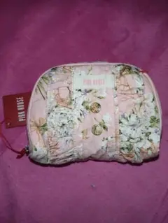 新品PINK HOUSE 花柄ポーチ