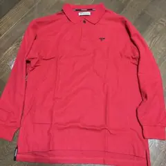 TOURSTAGE 赤 長袖ポロシャツ