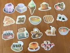 ⑪食べ物ステッカーセット 16種類