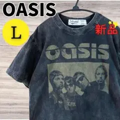 OASIS オアシス バンドTシャツロックT新品未使用ブラックLサイズ 2755