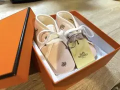 【新品・未使用・タグ付き】HERMES ベビーシューズ