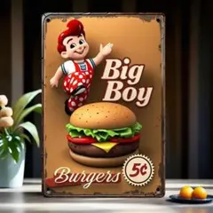 ビックボーイ Big Boy ブリキ看板 アメリカン雑貨 USA