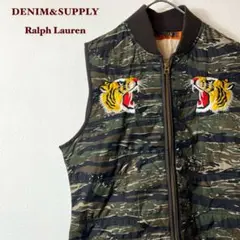 RalphLauren ラルフローレン ベスト 虎 迷彩 総柄 カモ柄 S
