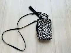 ミニショルダーバッグ レオパード