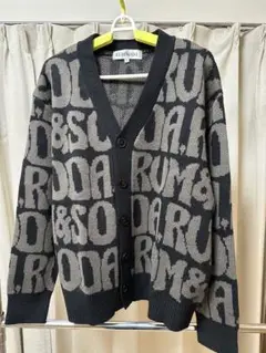【美品】RUMSODA(ラムソーダ)ロゴカーディガン ニット Mサイズ