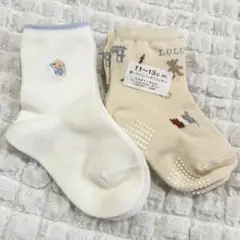 新品 ファミリア familiar ロロココ 靴下 11-13 12-14cm