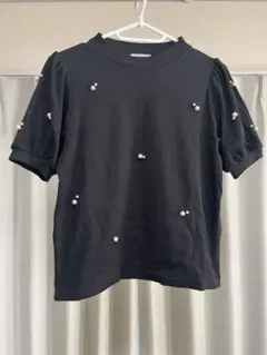 パール半袖トップス