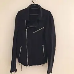 ライダース(ニット)unused バンドTシャツ pledge リザレクション