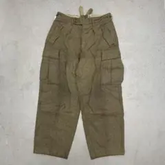 7◎H456 60's ドイツ軍 ウールパンツ
