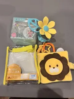 ベビーグッズ　歯固め　おもちゃ　クシャクシャ