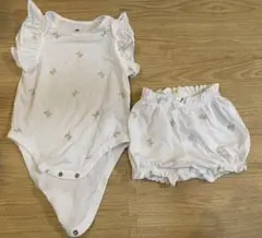 GAPロンパース　ショートパンツセット