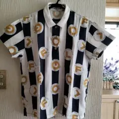 Munsingwear ストライプ ポロシャツ M