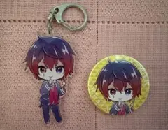 ※難有り※あっとくん♪ブラッディメアリー缶バッジとアクキーセット②♪あとわん