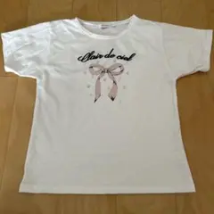 INGNI clair de ciel リボンTシャツ