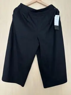 最終値下げ！新品未使用　しまむら　ブラック　ワイドパンツ　L