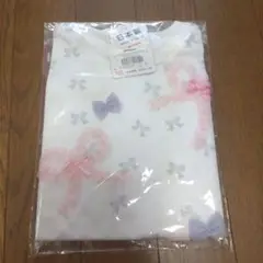 新品未使用 ミキハウスリボン柄 ホワイト Tシャツ 110cm