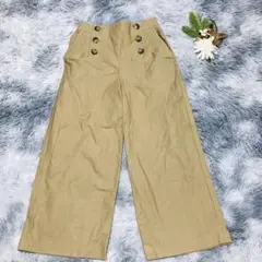 Vent d'ouest par Le Minor (M) ワイドパンツ ボタン