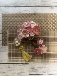 花モチーフヘアアクセサリーセット