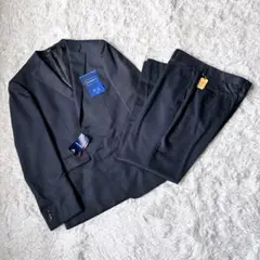 新品未使用 洋服の青山 RITORNO スーツ ネイビー ストライプ A5