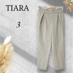 ティアラ ストレッチパンツ オフィス シンプル きれいめ フォーマル