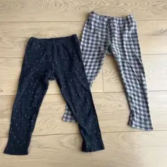 綿100 レギンス　2枚
