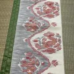 木村雨山 作家もの 拍子木散らし柄の袋帯 着物 esnbilbao.org