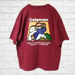 新品　Coleman×matsui×FREAK'S STORE　Tシャツ　ワイン