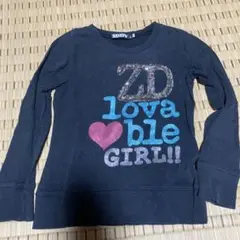 ZIDDY ネイビー トレーナー