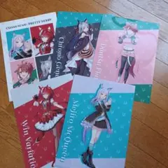 ローソン ウマ娘 クリアファイル 5種コンプリート