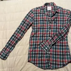 【値下げ】American Eagle チェック柄シャツ スリムフィット