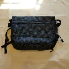 PORTER ネイビー×ドット 美品 Lサイズ メッセンジャーバッグ 原宿店限定