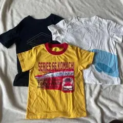 3点まとめ売り　男の子110 半袖Tシャツ　無印　新幹線こまち　GAP