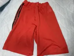adidas ハーフパンツ　レッド　160cm