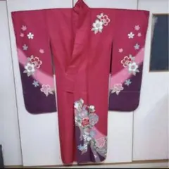 振袖 赤 振り袖 着物 ふりそで