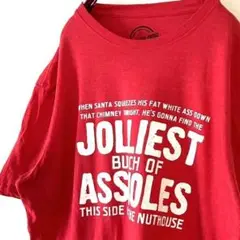 クレイジードッグ JOLLIEST Tシャツ L レッド 赤 古着