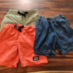 ハーフパンツ 3枚セット GU ANAP kids 120