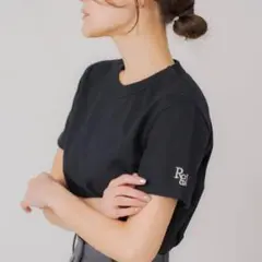 【新品未使用】Regleam リグリーム ロゴ入りベーシックTシャツ ブラックM
